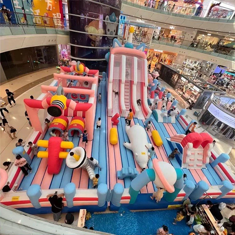 Giant Inflatable Theme Park Playground For Adult And Kids